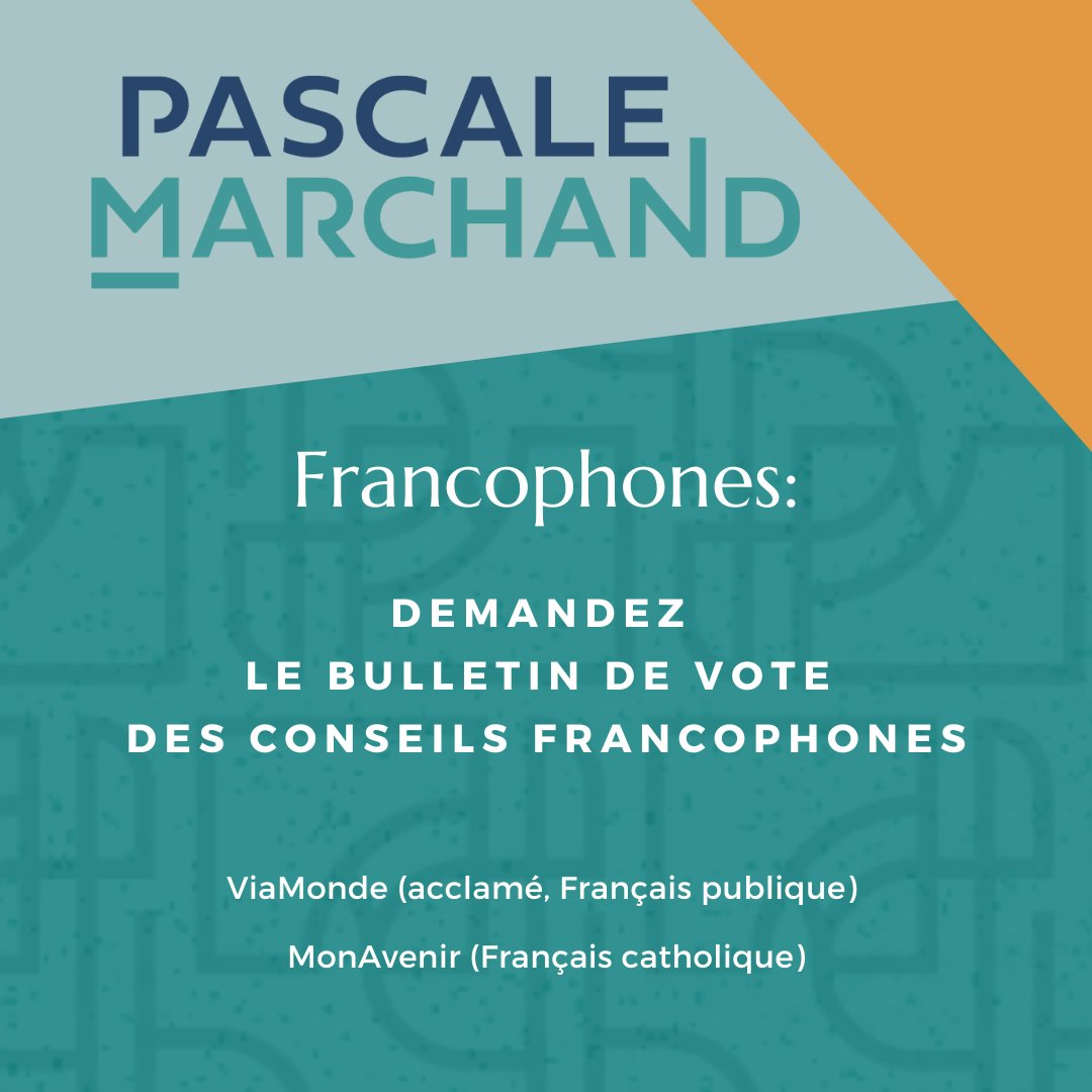 Lorsque nous nous inscrivons aux élections municipales, nous sommes automatiquement enregistrés pour le conseil municipal anglophone publique. 
Affichez votre langue. 
Démontrez au gouv't ontarien que #NousSommesNousSerons #onpoli
Demandez le bulletin de vote francophone.
