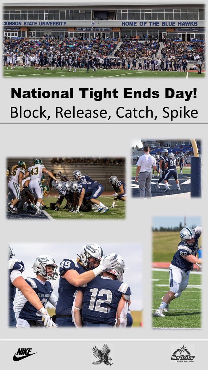 CoachTaylorTE's tweet photo. Happy National Tight Ends Day to all who celebrate! Here are the Blue Hawk Tight Ends #HawksAreUp #TEU (a thread🧵) https://t.co/WmcAD7y2IP