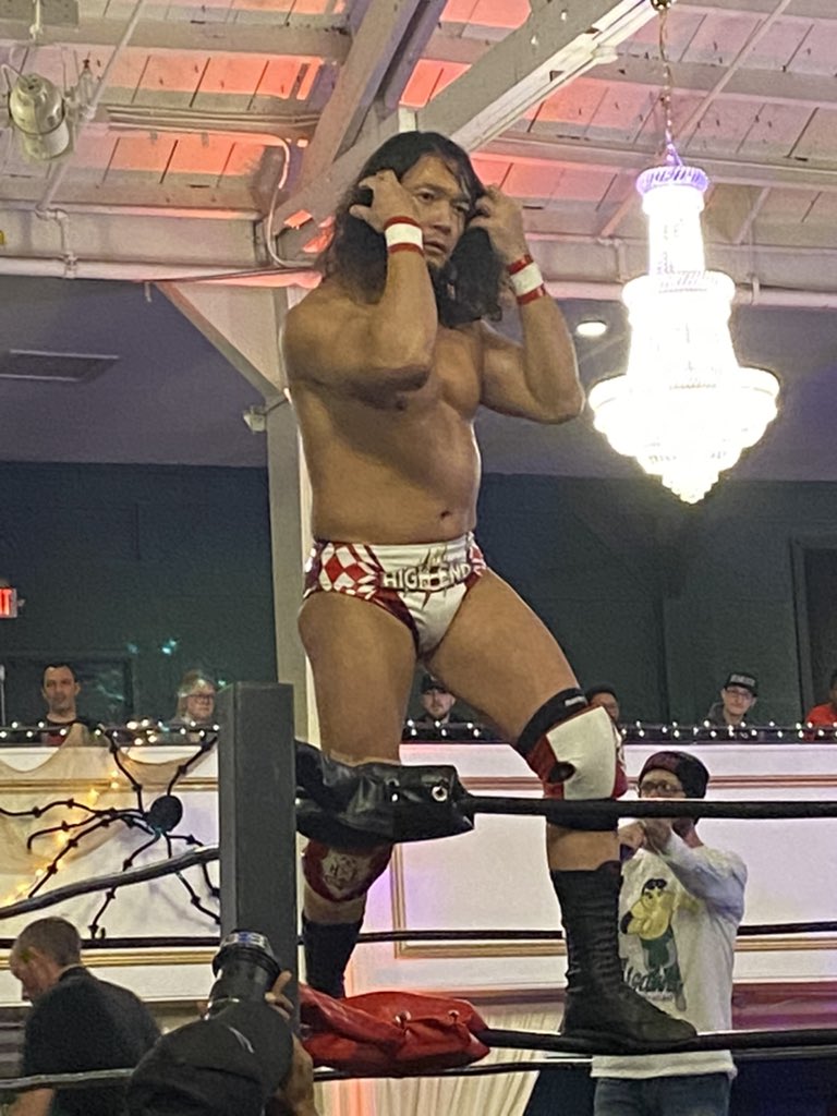 BigDefEnergy's tweet photo. I’M STANDING HERE WITH MY YAMATO SPIRIT #GCWMoment https://t.co/D0FAG1tUaT