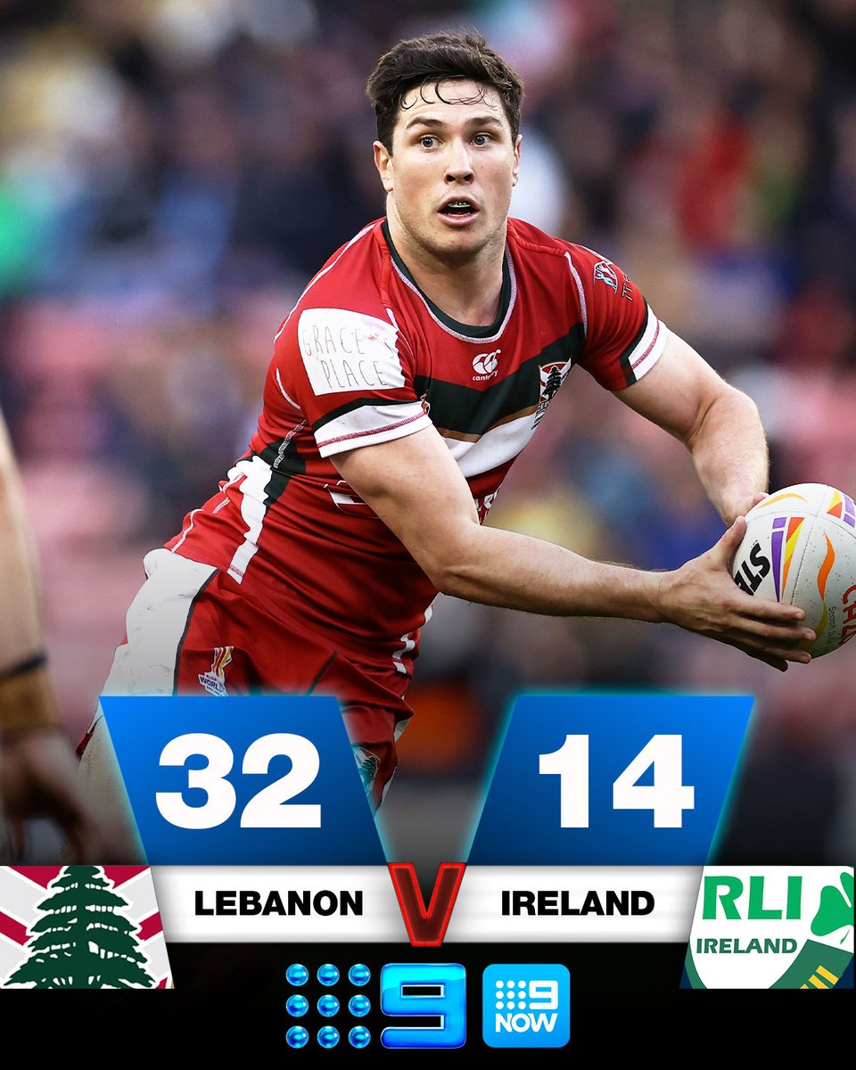 Samoa and Lebanon both bounce back to check off their first wins of the World Cup! 🇼🇸🇱🇧 #RLWC #NRL