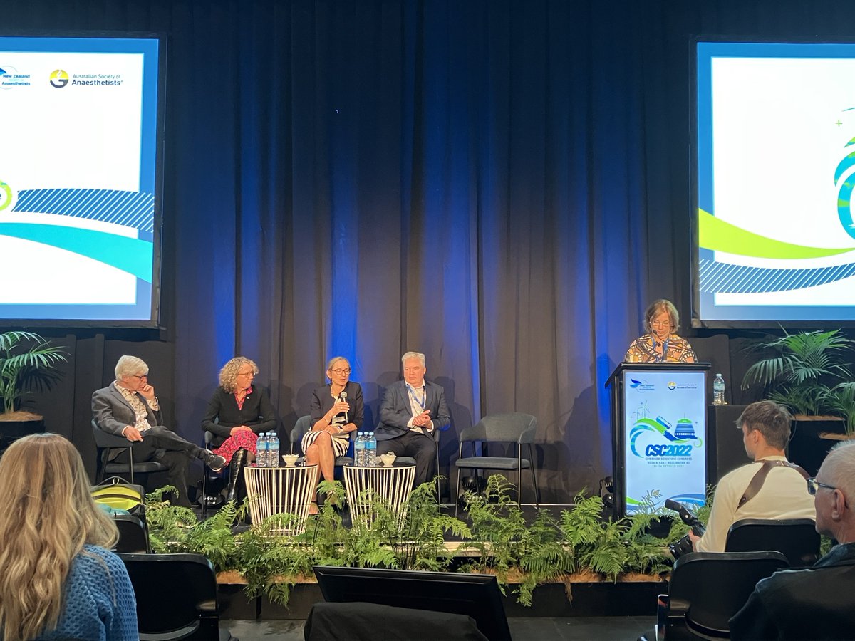 CSCWgtn2022's tweet image. Discussing how we should allocate resources to make the greatest gains in anaesthesia care over the coming decade. With Prof Denny Levett, Prof Steve Shafer, Prof PJ Devereaux and Prof Kate Leslie