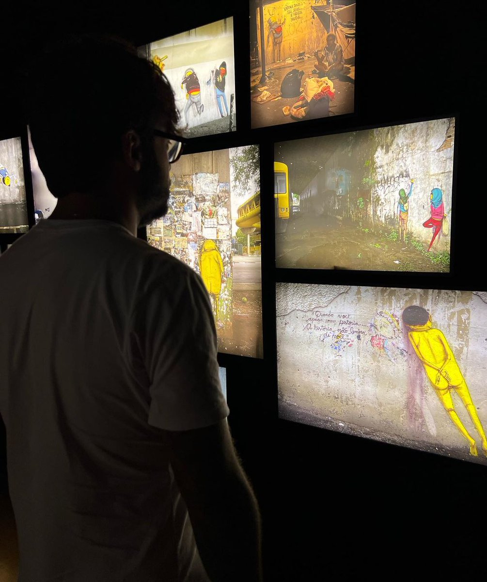 SpainSquadSW's tweet photo. 📸 | Buiar vía feed de Instagram en la exposición de "osgemeos" en El Centro Cultural de Río de Janeiro CCBB Río de Janeiro https://t.co/AjVZiwOFD4