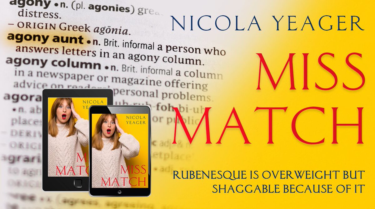 Fabiano is saying ‘You are like Christine Henderson’. I’m flattering myself by assuming that he means Christina Hendricks. She, of course, is much more beautiful than me and rather more perfectly formed. Bigger boobs, too, I suspect. viewbook.at/MissMatchNY #ChickLit #RomCom