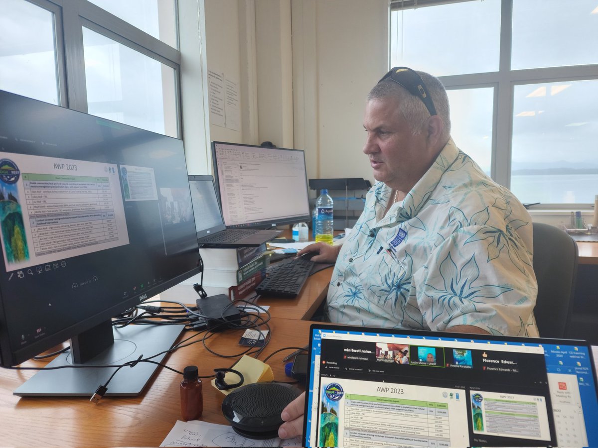 Wini_Nainoca's tweet photo. @theGEF @RmiR2r @UNDP_Pacific Ridge to Reef Board Meeting for Marshall Island...planning ahead... Reimaanlok focus: implementing Island Res Mngmt Plans.. aeroponics, clam mariculture, #FoodSecurity #canoebuilding #TEK #greenhouse https://t.co/m1h0zbzxgf