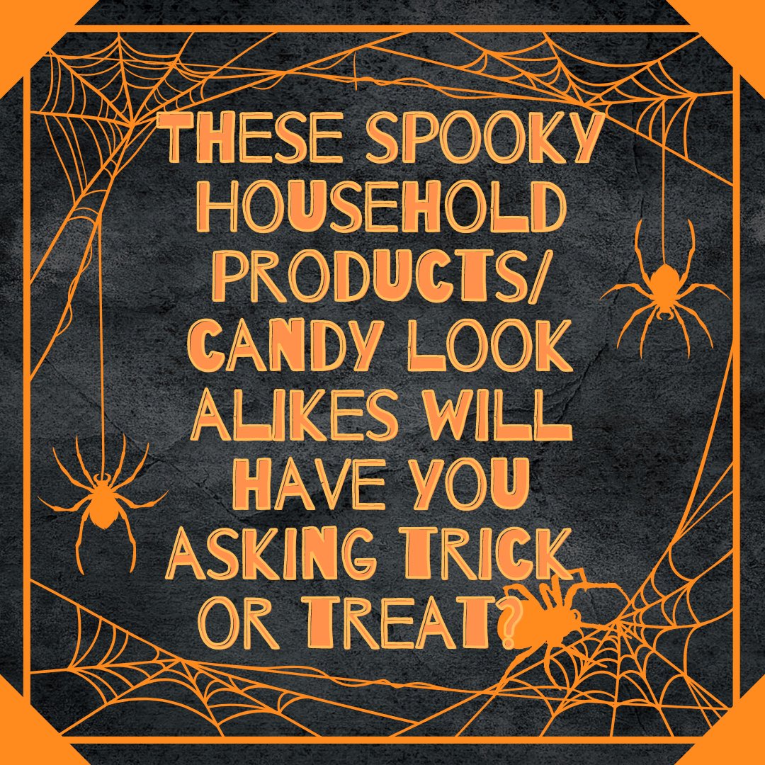 accppediprn's tweet photo. Remember to keep your medications and other household products that can be toxic locked up! Kids can often mistake these for candy or beverages like apple juice. It’s important to know  accidental ingestions are a risk year round not just at Halloween. Happy haunting! #accp #peds https://t.co/79tnuVYFv0