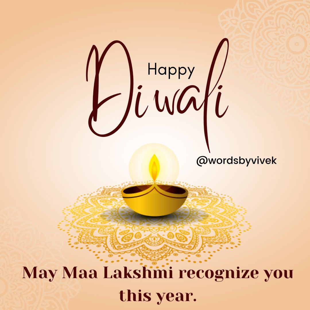 wordsbyvivek's tweet photo. Happy Diwali #love #lights #Celebration https://t.co/9aJUVmmYuf
