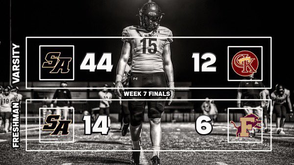 StAnthonysFB's tweet photo. Varsity 6-0 in the @NYCHSFL AAA. JV 6-0 &amp; Frosh 5-2. Regular season finale this weekend. @StAnthonysHS @StAnthonysAth https://t.co/cdBacGdwVw