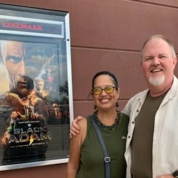 MisterTorg's tweet photo. My wonderful wife @mommat5921 went with me to see #BlackAdam⚡ @therock did a superb job at playing the anti-hero. https://t.co/n8I0pedj3s
