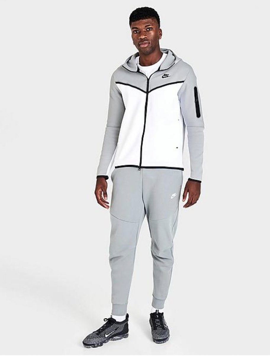nike tech fleece light smoke grey