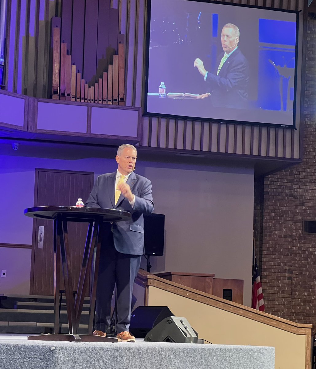 Grateful for the invitation to preach at FBC Stephenville today, and for the opportunity to connect with future HPU Yellow Jackets. Sharing a meal with some of our trustees after church was the perfect end to a great morning.