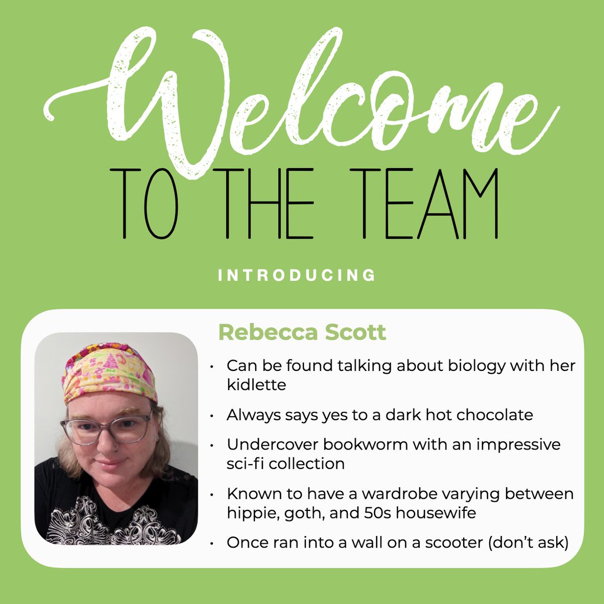 We're excited to welcome <a href="/becdetat/">Rebecca Scott 🏳️‍⚧️ @becdetat@tech.lgbt</a> to the Pivots 🎉