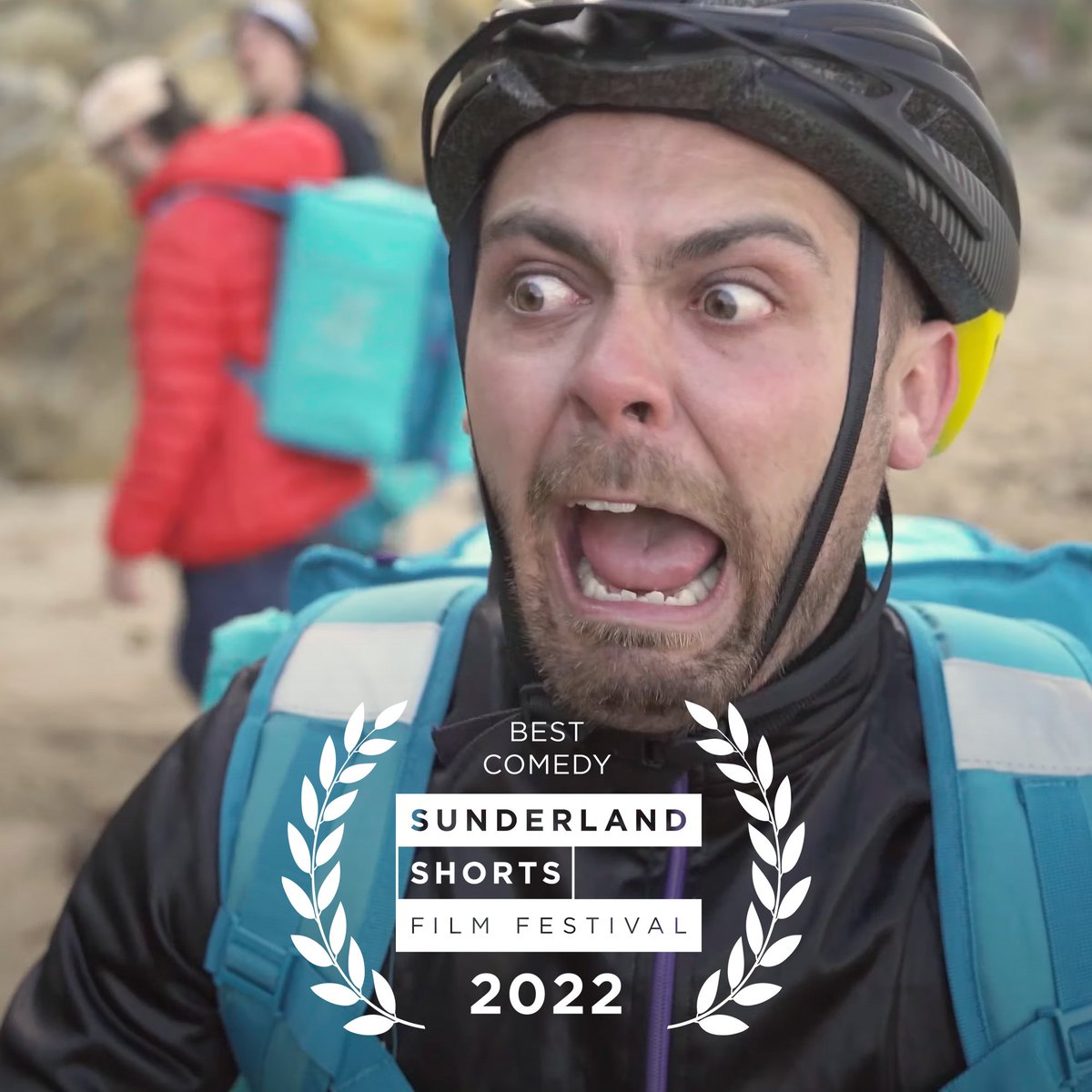 SundShortsFilm's tweet photo. π Congratulations to the Metroland - Delivery Gulls team, our Sunderland Shorts Film Festival 2022 Best Comedy Winner! #SSFF22 https://t.co/LdkBy1sSHV