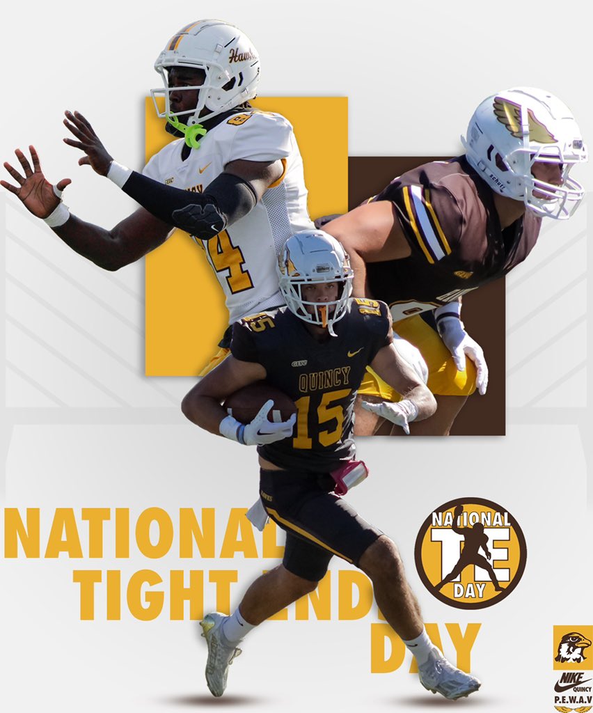 CoachJSalazar's tweet photo. Happy National Tight Ends Day!
I am very lucky to coach such hard working, tough, dynamic, and high character young men.
The Quincy SUPERBACKS are legit!
🔥⚔️🎸🦅
#PEWAV #NationalTightEndsDay #SuperBacks https://t.co/NcOr6GUVyq