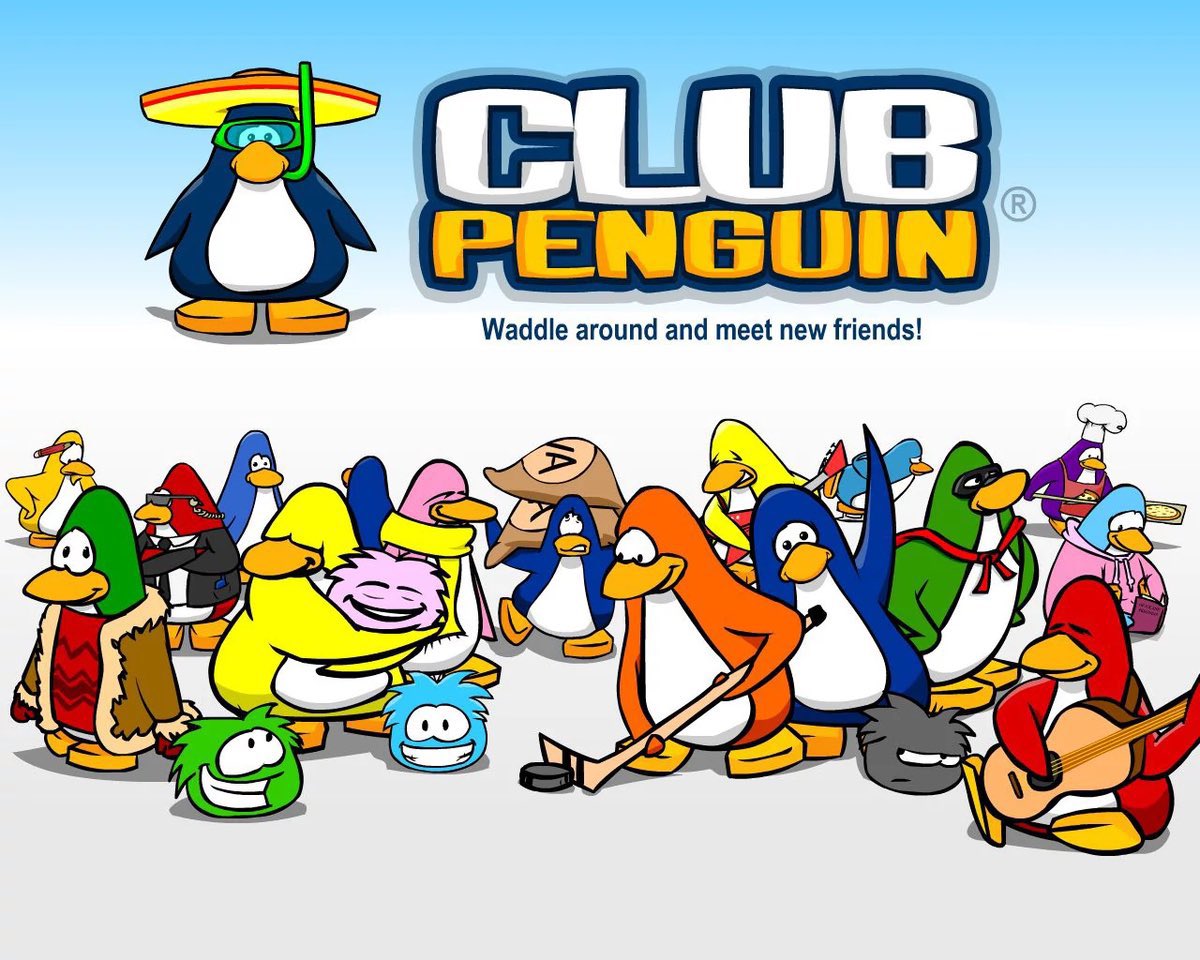 PopCrave's tweet photo. 17 years ago today, ‘Club Penguin’ officially launched. https://t.co/08CmAYsi2F