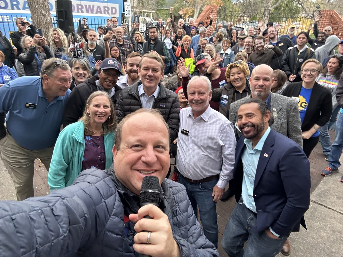 Taking a selfie with some of our great volunteers and candidates in Colorado Springs! Let’s do this, El Paso County!