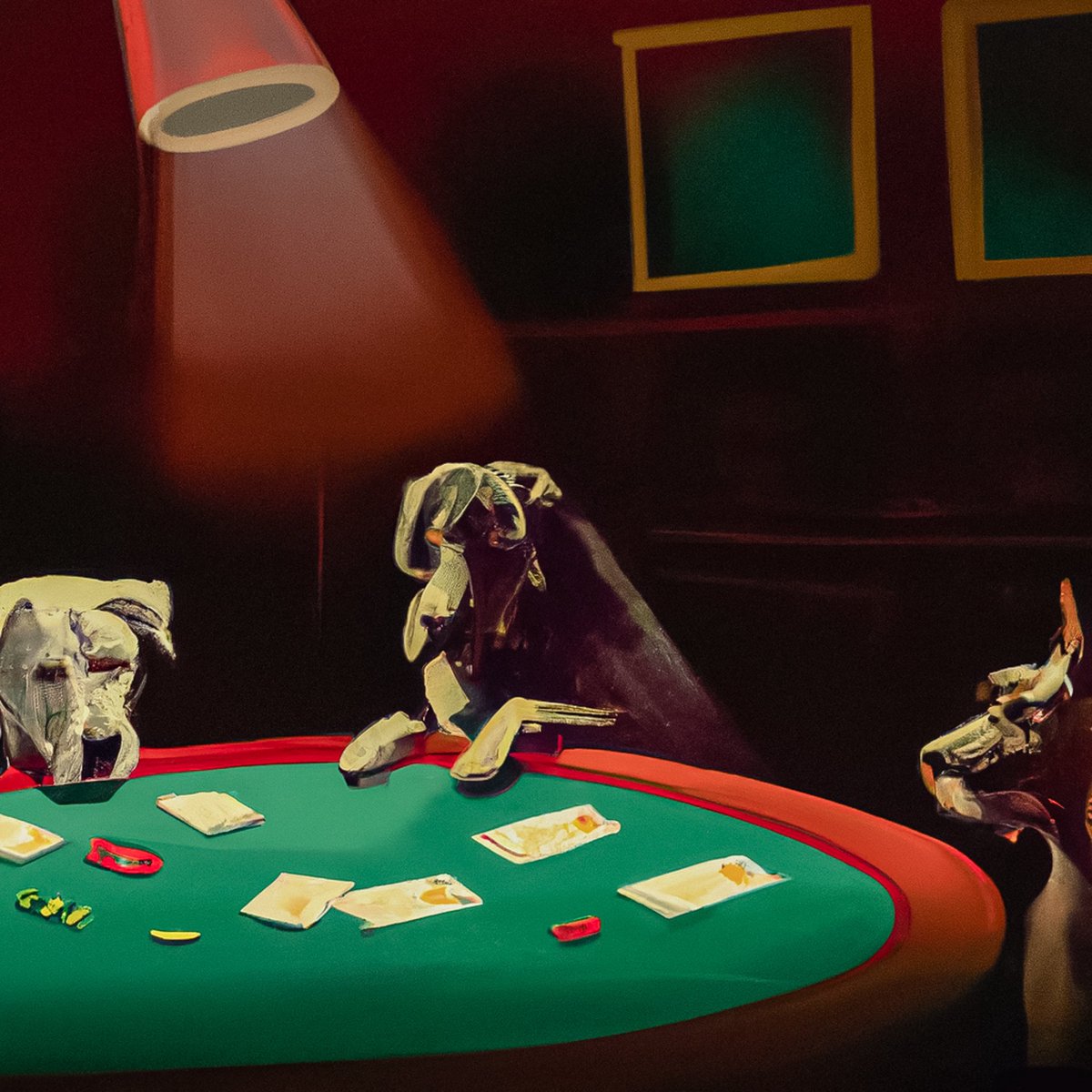 Dogs Playing Poker…

Now that’s some fine art! 

♥️ ♣️ ♦️ ♠️
