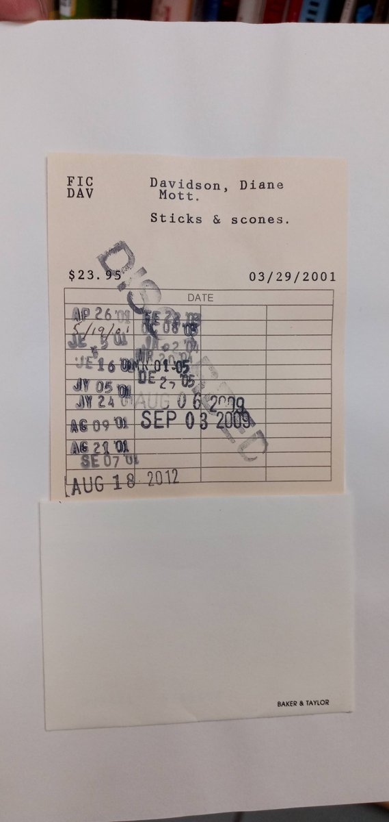 ryanblanck4's tweet image. I really loved this type of library ephemera stuff very much especially with library pockets from ex-library books. These are recently added ex-library books from various places. #librarypockets #librarycardpockets #exlibrarybooks #libraryephemera #formerlibrarybooks