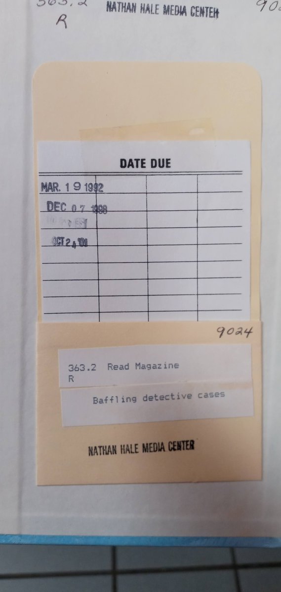 ryanblanck4's tweet image. I really loved this type of library ephemera stuff very much especially with library pockets from ex-library books. These are recently added ex-library books from various places. #librarypockets #librarycardpockets #exlibrarybooks #libraryephemera #formerlibrarybooks