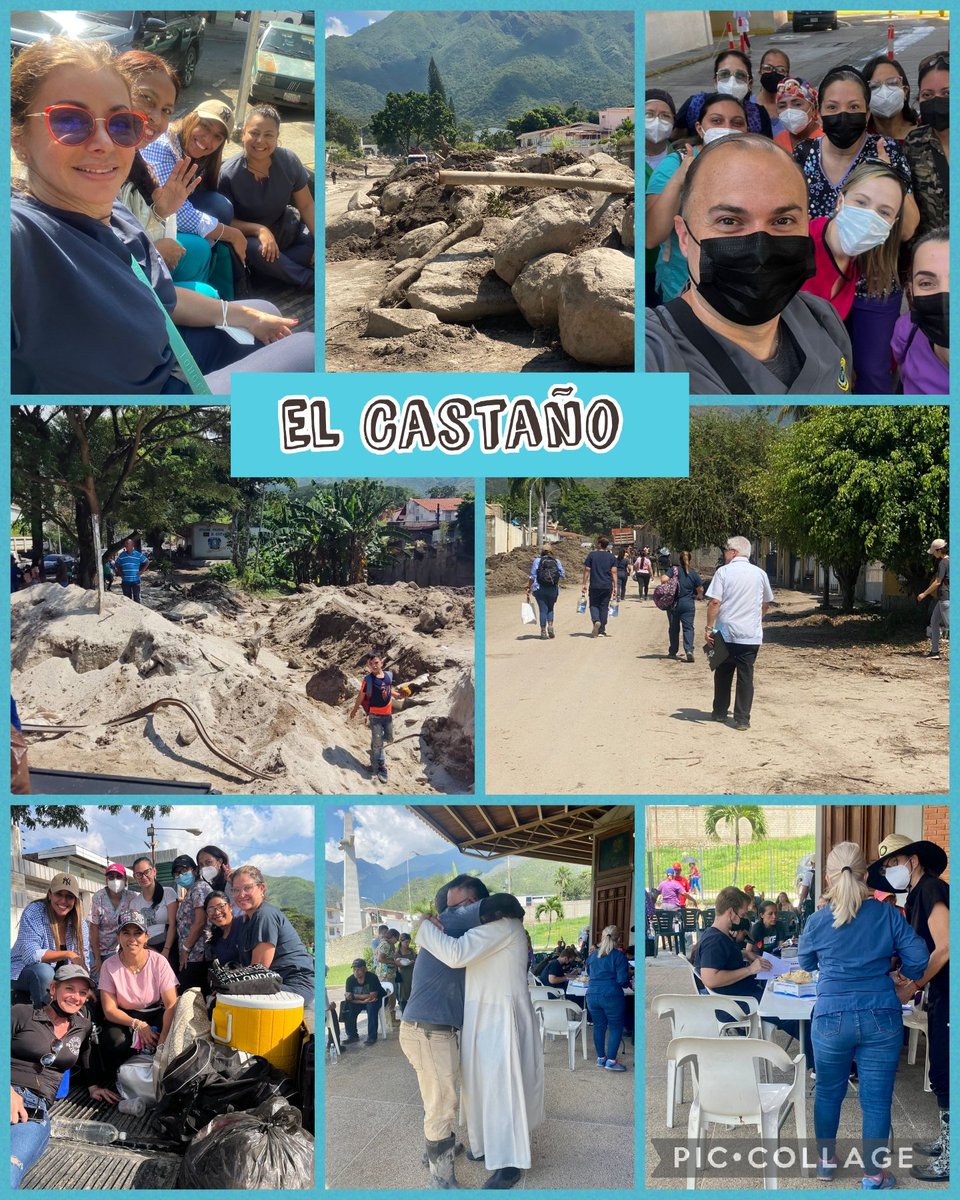 MUVaragua's tweet photo. El pasado lunes #17Oct, un deslave en la montaña, arrasó con gran parte de las comunidades de las urbanizaciones #ElCastaño, Palmarito y zonas contiguas. Aproximadamente 60 médicos de los sectores públicos y privados de #Aragua, nos trasladamos  a las zonas afectadas https://t.co/8yDlkS5N2B