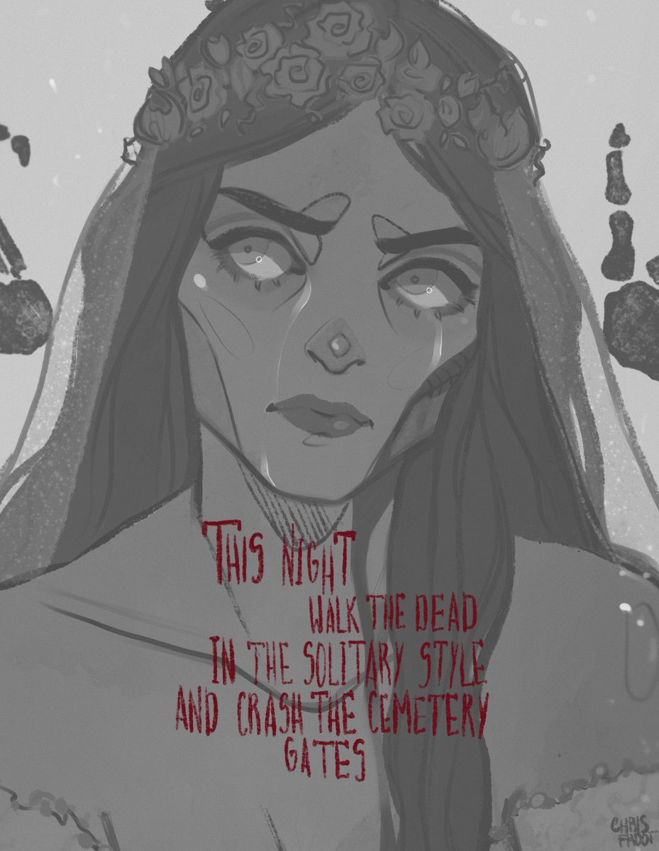 ~ corpse bride ~ emily like persephone (?)  👀✨ insp: cemetery drive by mcr 
•
•
•
•
•
{ #Halloween2022 #halloweenartwork #CORPSEBRIDE #persephone #art #halloween #mcr #mychemicalromance #TimBurton }