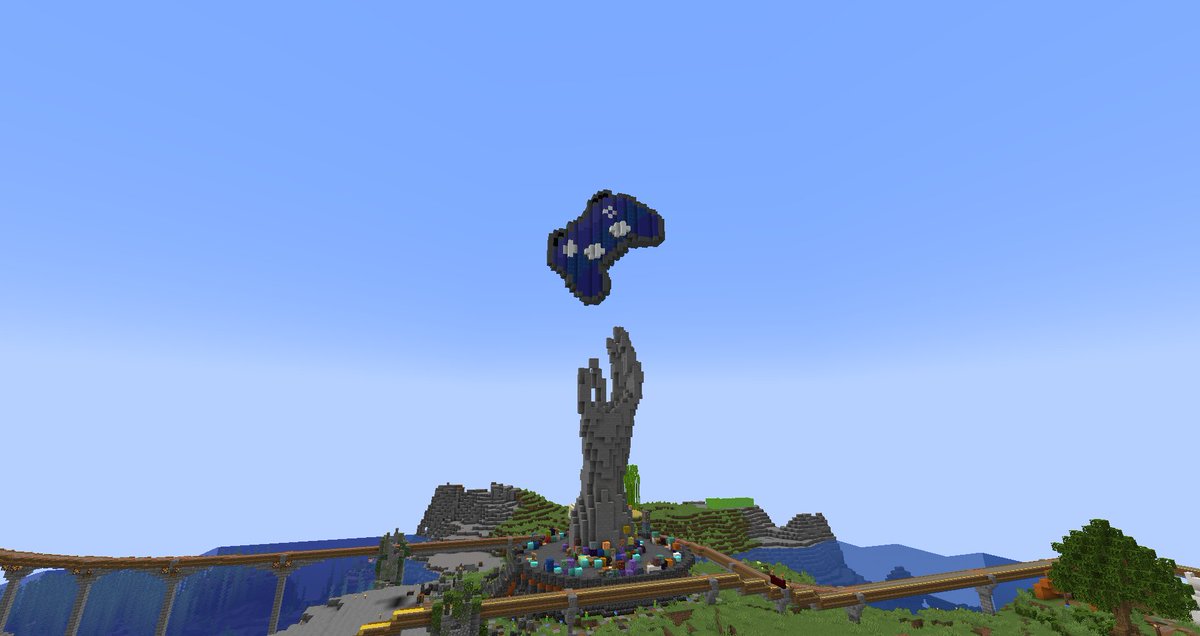 Dogcraftnet's tweet photo. From all of Dogcraft, congratulations to the Hermits on a successful charity stream. 🥰🥰🥰 @renthedog @GTWScar @GamersOutreach https://t.co/LY02d8LMbr