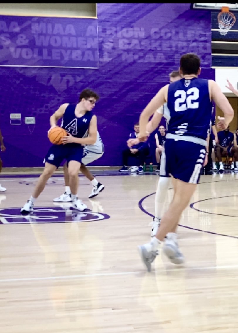 Albion Mens Basketball 2022-2023 scrimmage. So excited to see the team on the court!!  🏀Hard work, dedication and a scholar athlete!! You are and amazing athlete and student!!We are so proud of you Michael !!   🏀