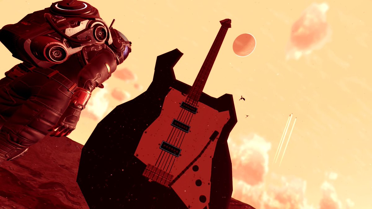 Guitar Hero NMS version.
<a href="/RoyalSpaceHub/">🔴Royal Space Society</a> <a href="/NoMansSky/">Sean Murray</a> <a href="/hellogames/">Hello Games</a> #NoMansSky
