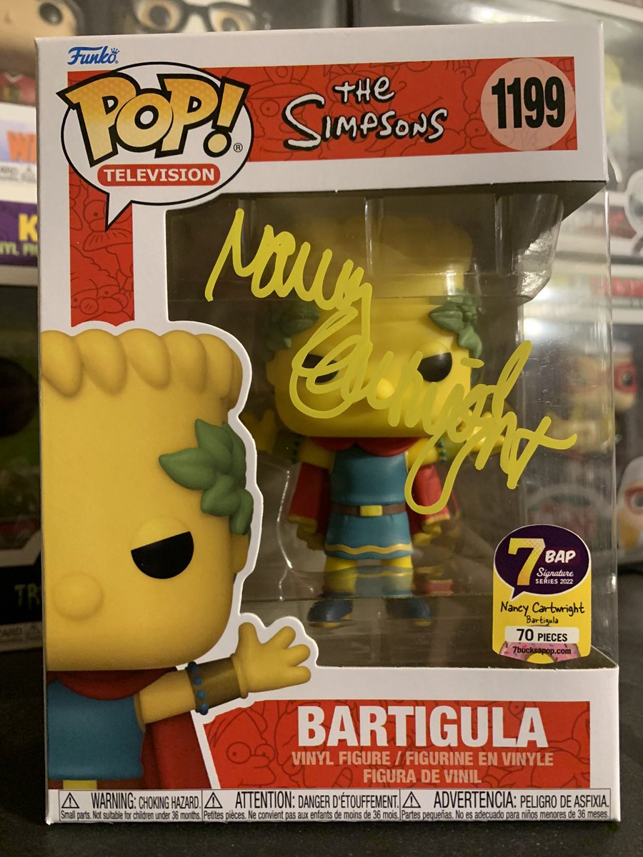 ViceCityDays's tweet photo. My favorite #Funko line is The #Simpsons so here is the 1st of a series of #SimpsonsSundays #FunkoPOP @nancycartwright @TheSimpsons @7BucksAPop #FunkoFamily @OriginalFunko #bartsimpson #signed #funkofunatic https://t.co/oDhmVFgeMn