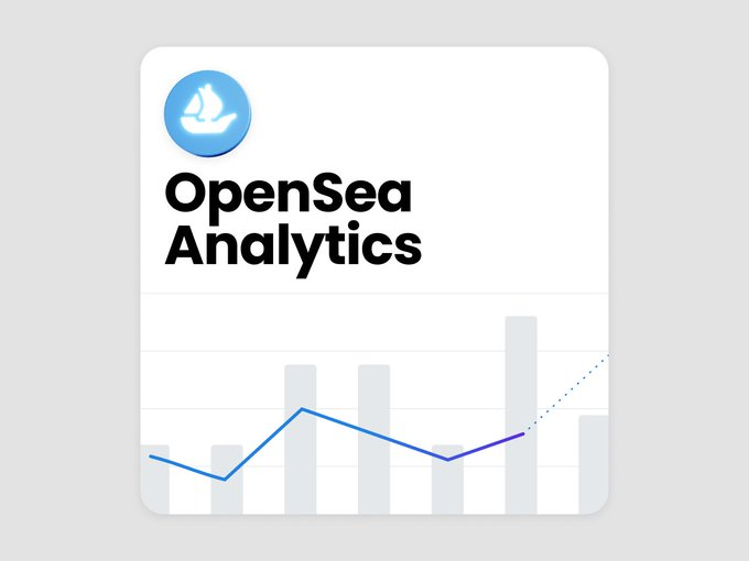 Soheil_SBabaei's tweet photo. In a recent tweet shared on the official Twitter handle of #OpenSea, it was announced that the platform is launching a new #analyticsTab on most #collectionPages. The tab is now rolled out to 100% of their users at the time of writing.
#NFT https://t.co/qST6AjYK0p