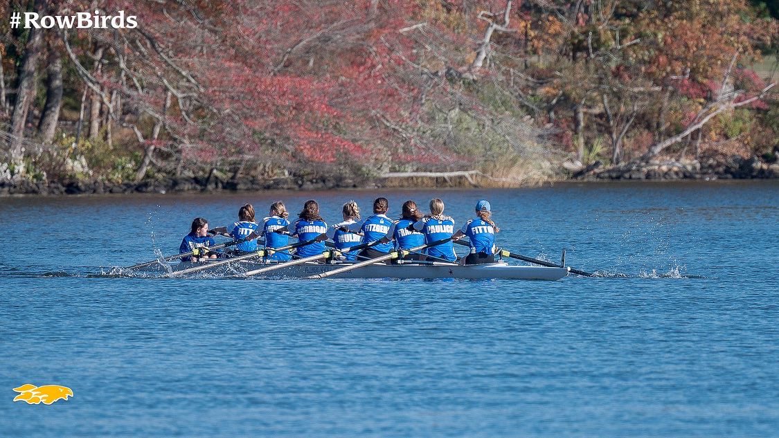 KbergAthletics's tweet photo. Our Crew Team took to the water yesterday for a scrimmage out in Great River! 🔥🐥🚣‍♀️
@KellenbergCrew 

#Firebirds #bleedblueandgold #rowbirds https://t.co/Pg0nGpNMaM