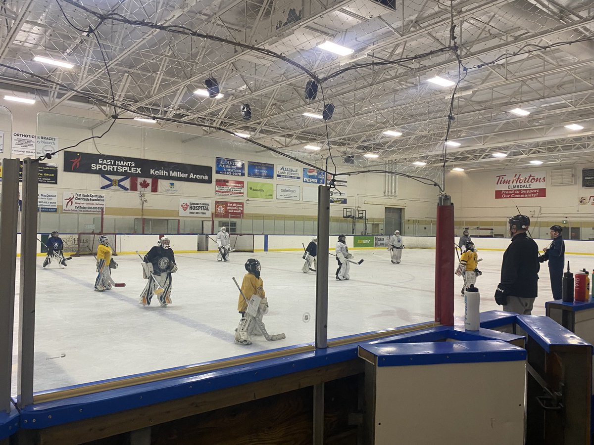 First night of goalie development!