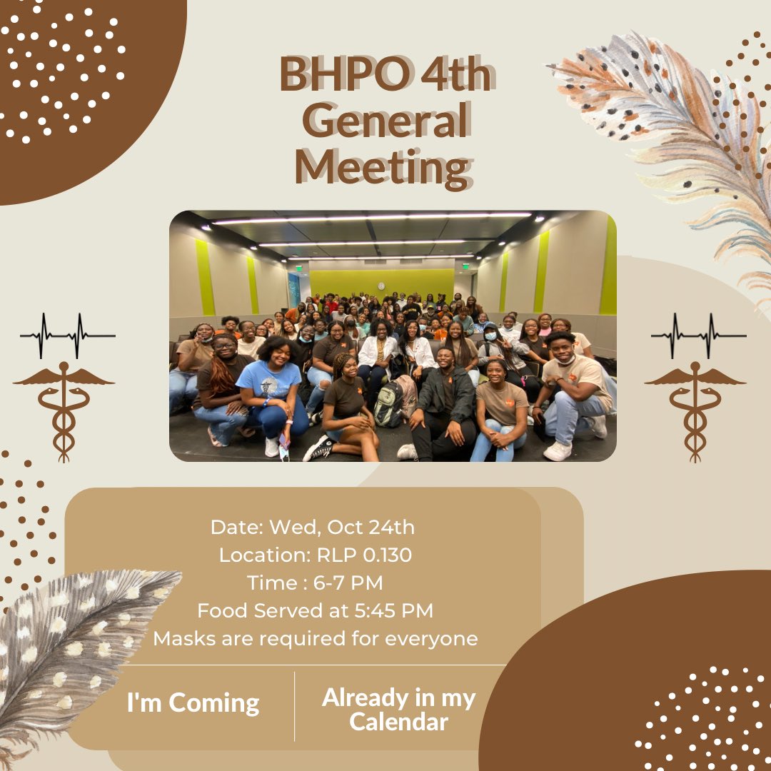BHPO just doesn’t stop ! See y’all on Wednesday.