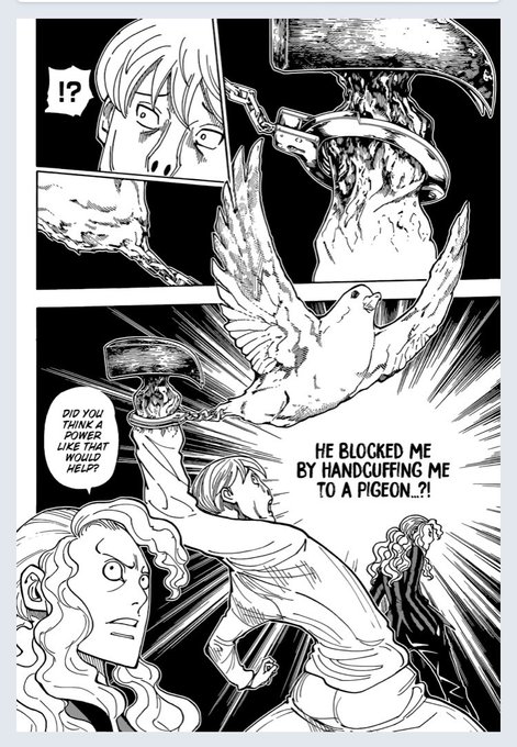 (hxh spoilers) the  absolute jojos bizarre adventureness of this page 