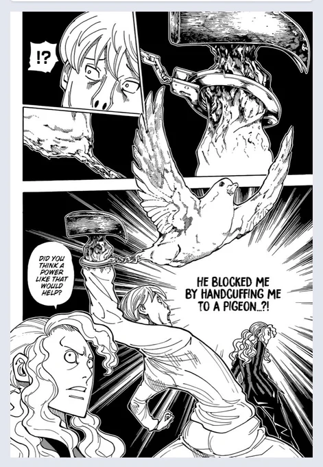 (hxh spoilers) the  absolute jojos bizarre adventureness of this page 