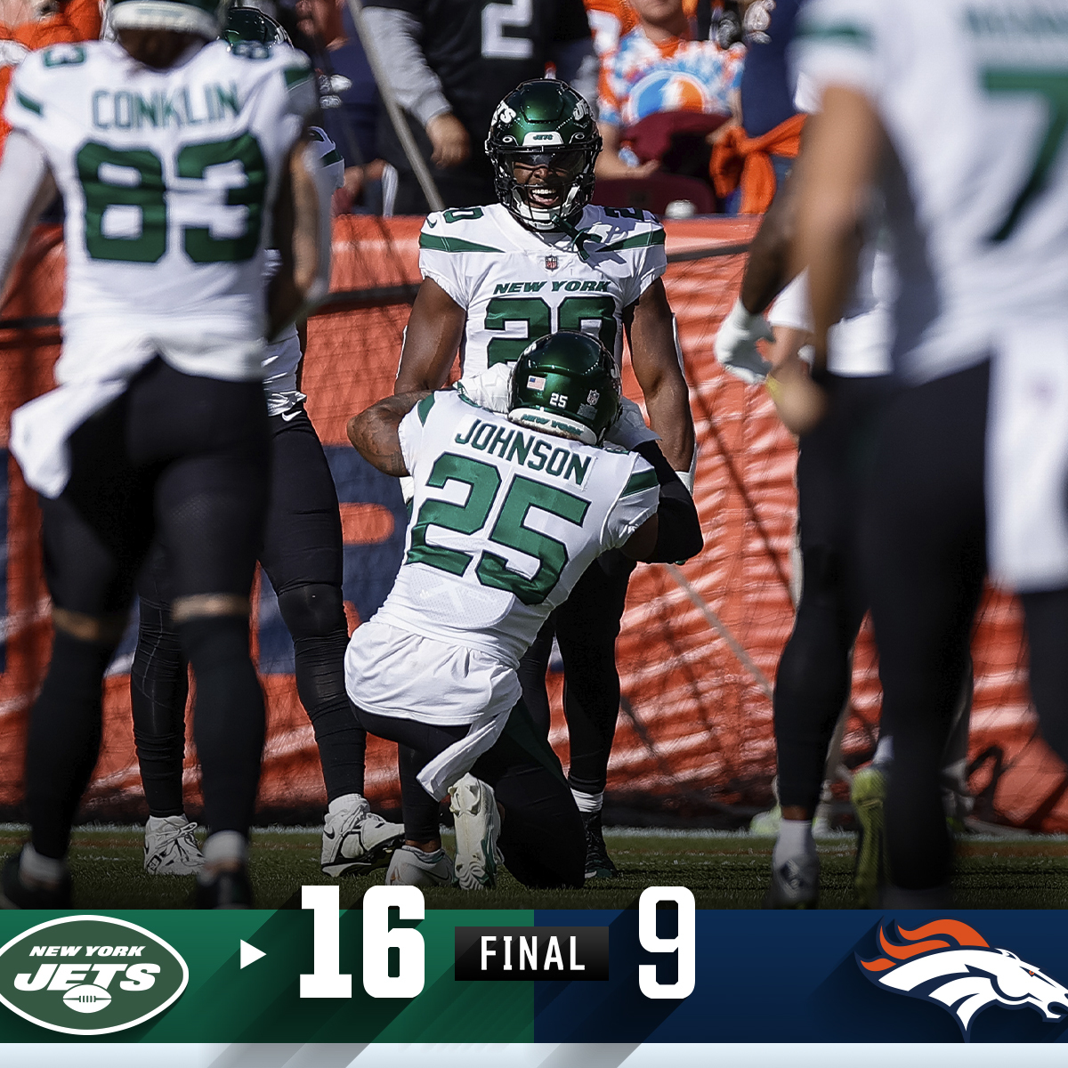 FINAL: Four straight wins for the @nyjets! #NYJvsDEN