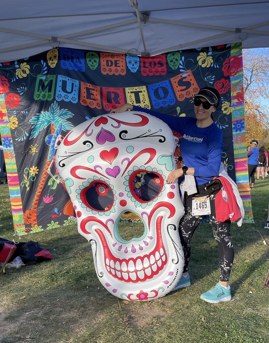 runlikeafoxie's tweet photo. Day of the Dead / Día de Los Muertos 5K with my little one this morning! I’ve been neglecting my Twitter lately but I HAVE been running! #run #runchat #diadelosmuertos5k #dayofthedead5k #coloradorunner #running https://t.co/PUBlfpkdhj
