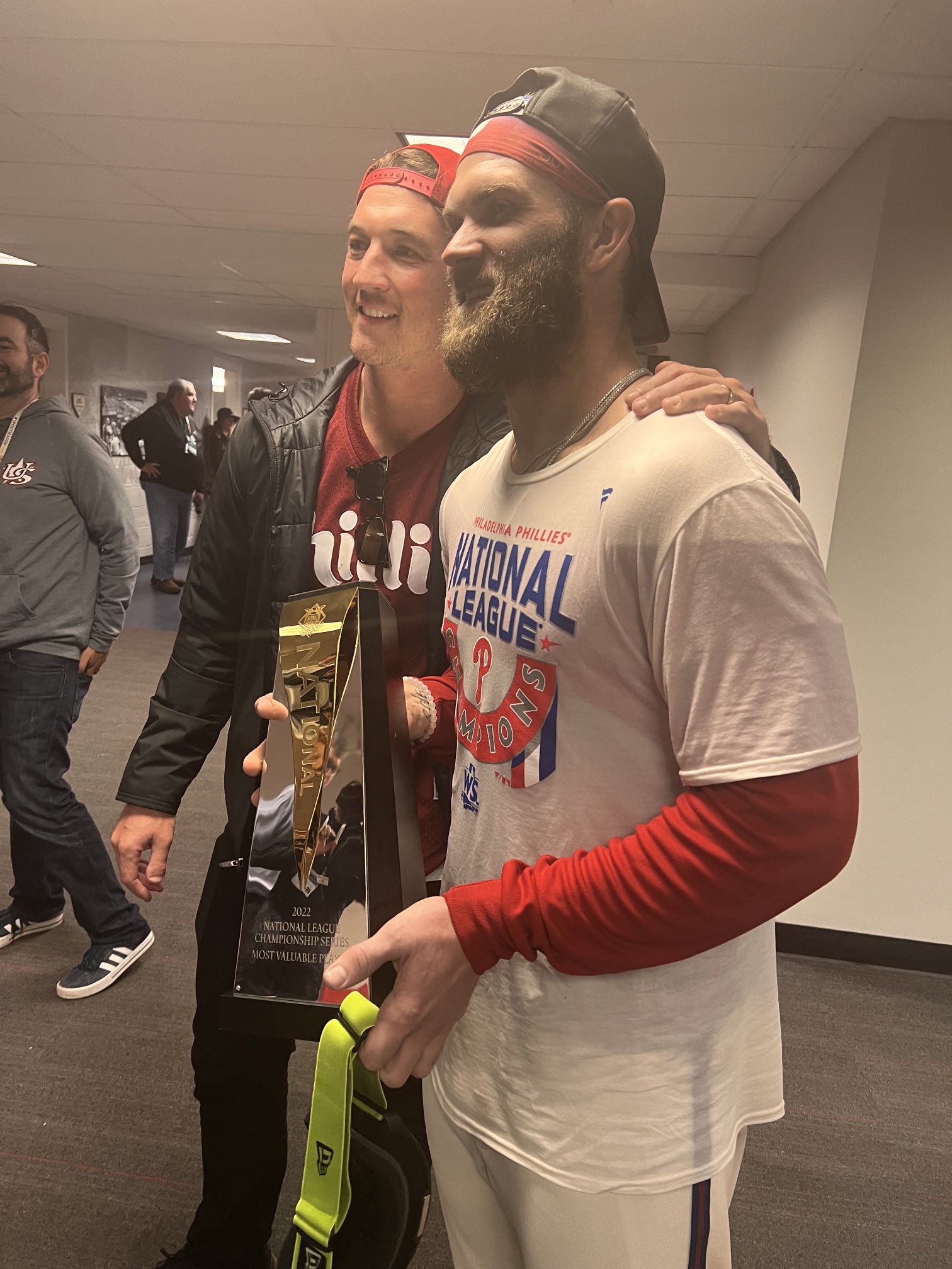 Howard Eskin on Twitter "Bryce Harper and Miles Teller. ⁦SportsRadioWIP⁩ https//t.co