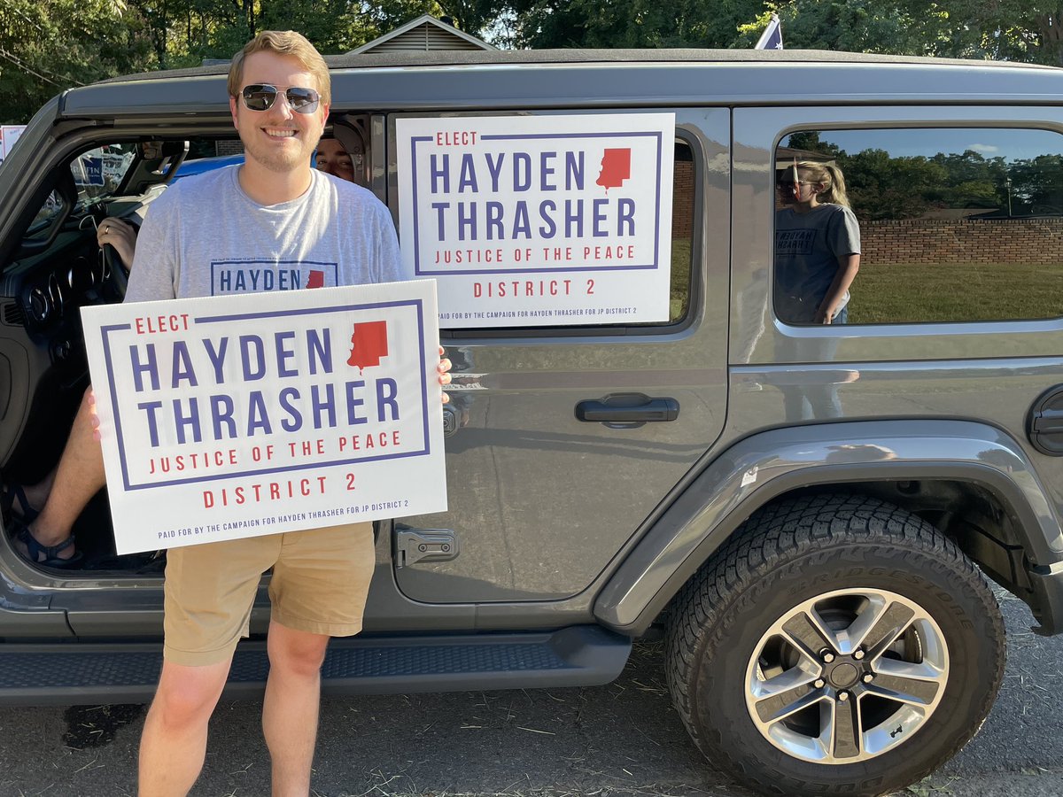 Early voting starts TOMORROW!! 

Make sure to go vote for Hayden Thrasher for JP District 2! 

Don’t wait until the last minute to cast your vote! Starting tomorrow, early voting locations will be open M-F from 8-6 and Saturdays 1-4.

Your vote counts but only if you VOTE!