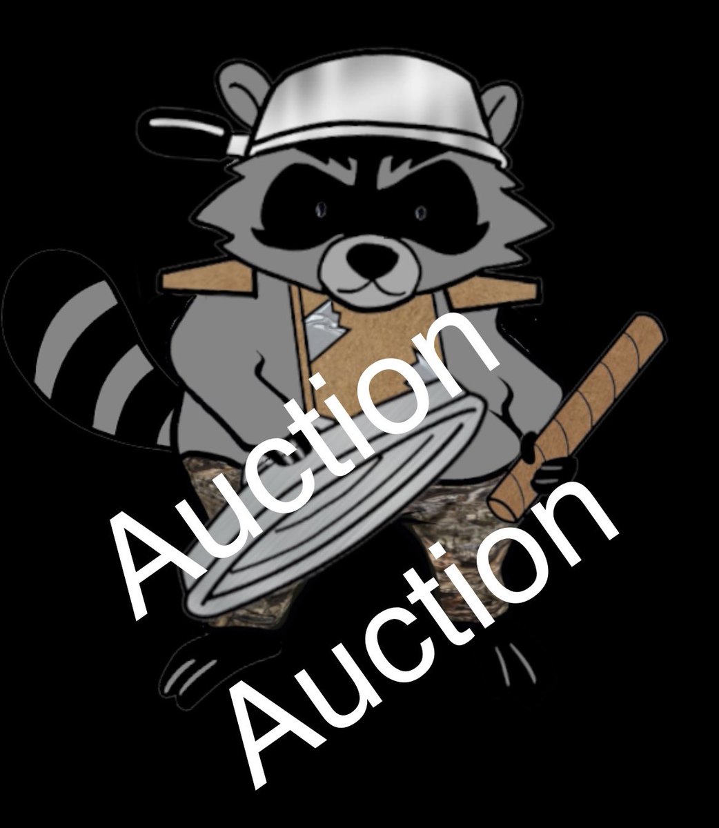 Fellas…🚨AUCTION TIME🚨This incredible one of a raccoon fella made by @flunkertungle9 to raise funds for the amazing @3xR_team . Auction will run for 24hrs. Starting bid $10. Please bid below- added bonus this fella with the renegade team ! Lets do this!!