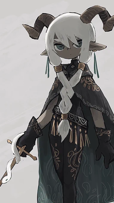 アガタさんのデザインはこの2人が元になってるね 