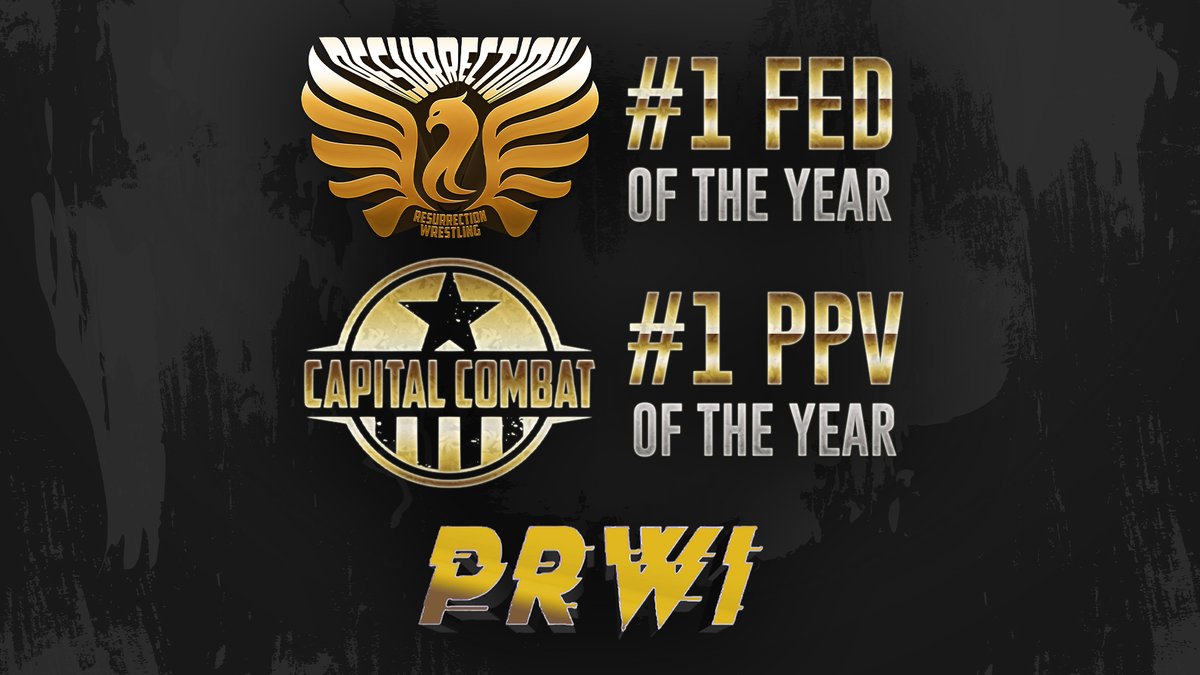 RESURRECTIONRW's tweet photo. RESURRECTION Ro-Wrestling // Fridays 5:30pm ET
Thank you @PRWInsider for voting us #1 fed of the year and also issuing #CapitalCombat as the #1 PPV of the year! Nobody out-wrestles the RESURECTION.
#ResurrectionRW https://t.co/qsNbvC2kLK
