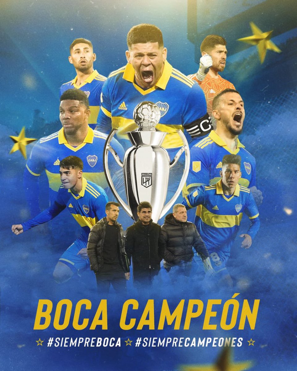 frankvalverder's tweet photo. ¡Somos campeones! @BocaJrsOficial https://t.co/2bLvP07iCu