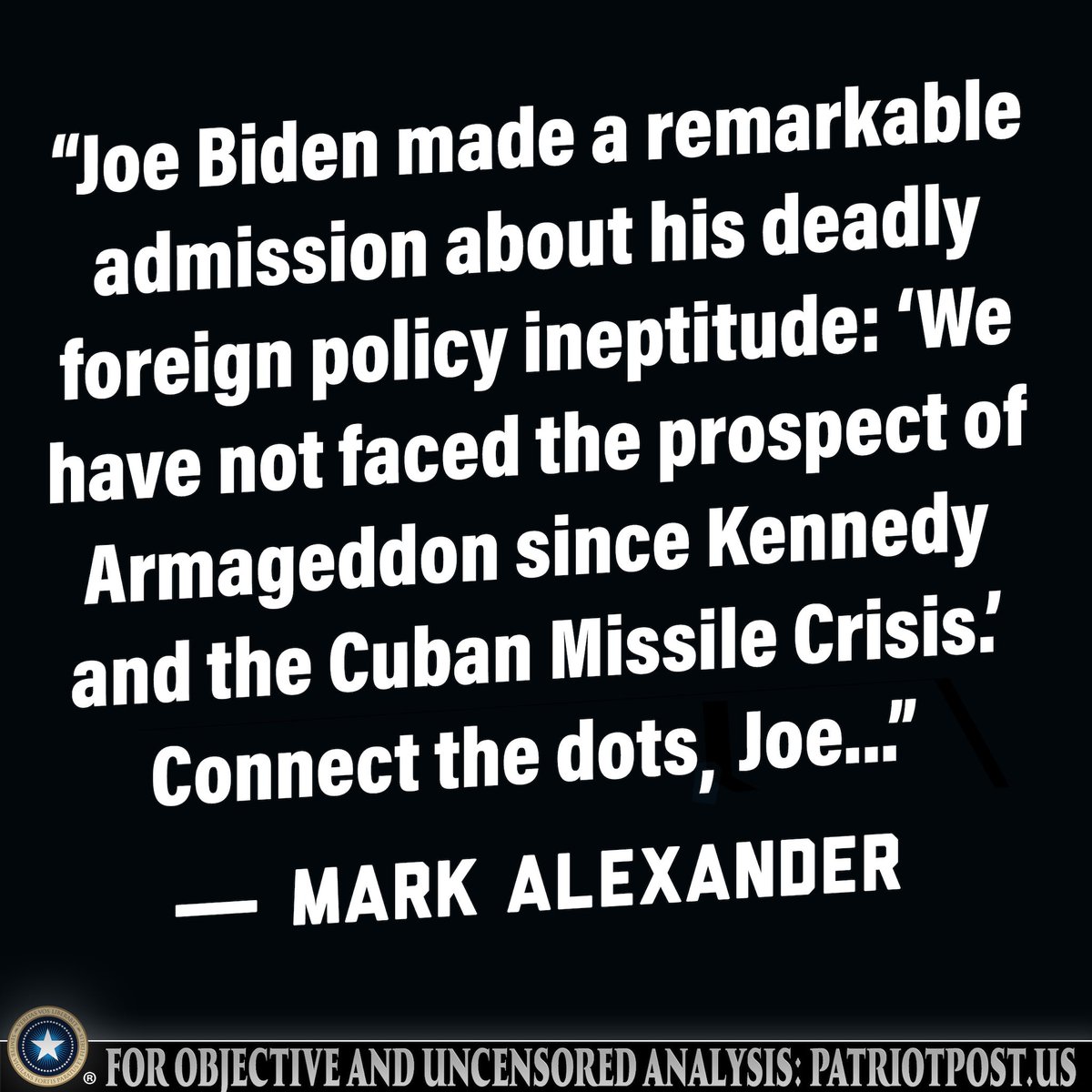 @JoeBiden Don't you worry, Joe. We'll be there in massive numbers to let you know EXACTLY what we think of you and fellow Democrats' performance👎👎👎