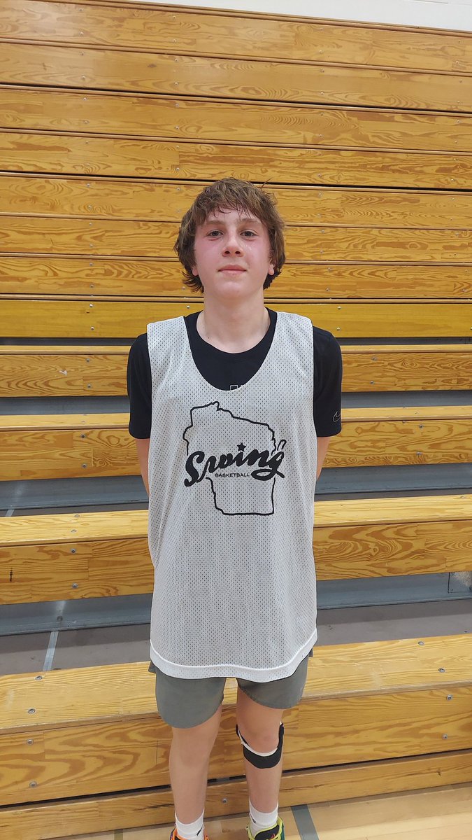 2026 Ty Schaefer of Lake Mills scored 26 as Illinois beat Indiana 80-76.  #swingfallleaguesession2
