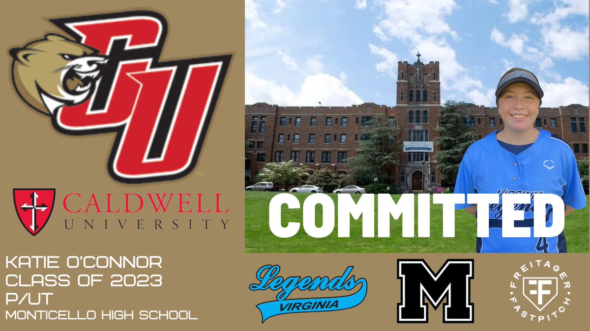 Big weekend in my softball world!  <a href="/K_OConnor2023/">Katie O’Connor</a> commits to an awesome <a href="/CaldwellCougars/">Caldwell Athletics</a> program - awesome fit for a kid that works her tail off!  Congrats to Katie and her family as they get started on their next softball journey!