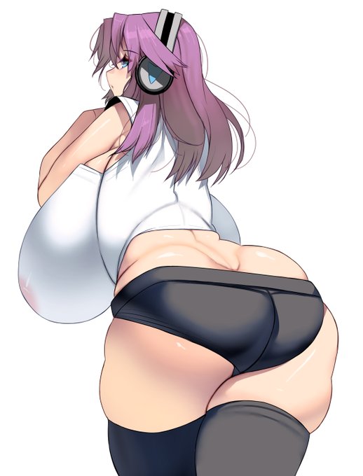 ムチムチした背中とお尻 