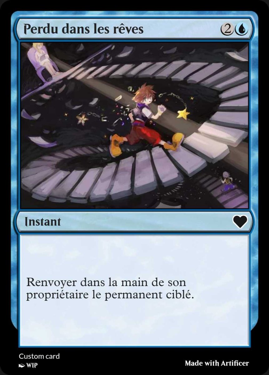 Azeroto_'s tweet image. #MagicTheGathering             #proxymagic 
#kingdomhearts
La carte du jour est : Perdu dans les rêves