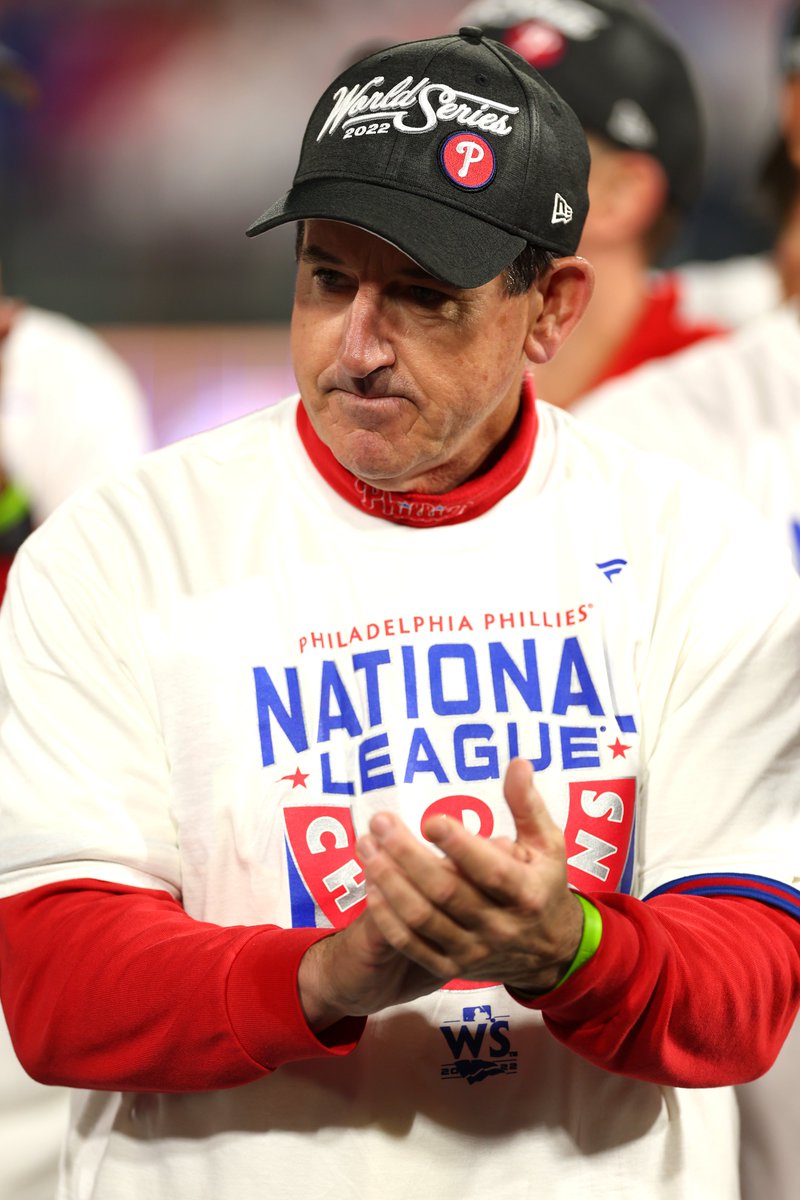 MLB on X: The @Phillies were 22-29 when Rob Thomson took over. They are  now going to the World Series. #Postseason  / X