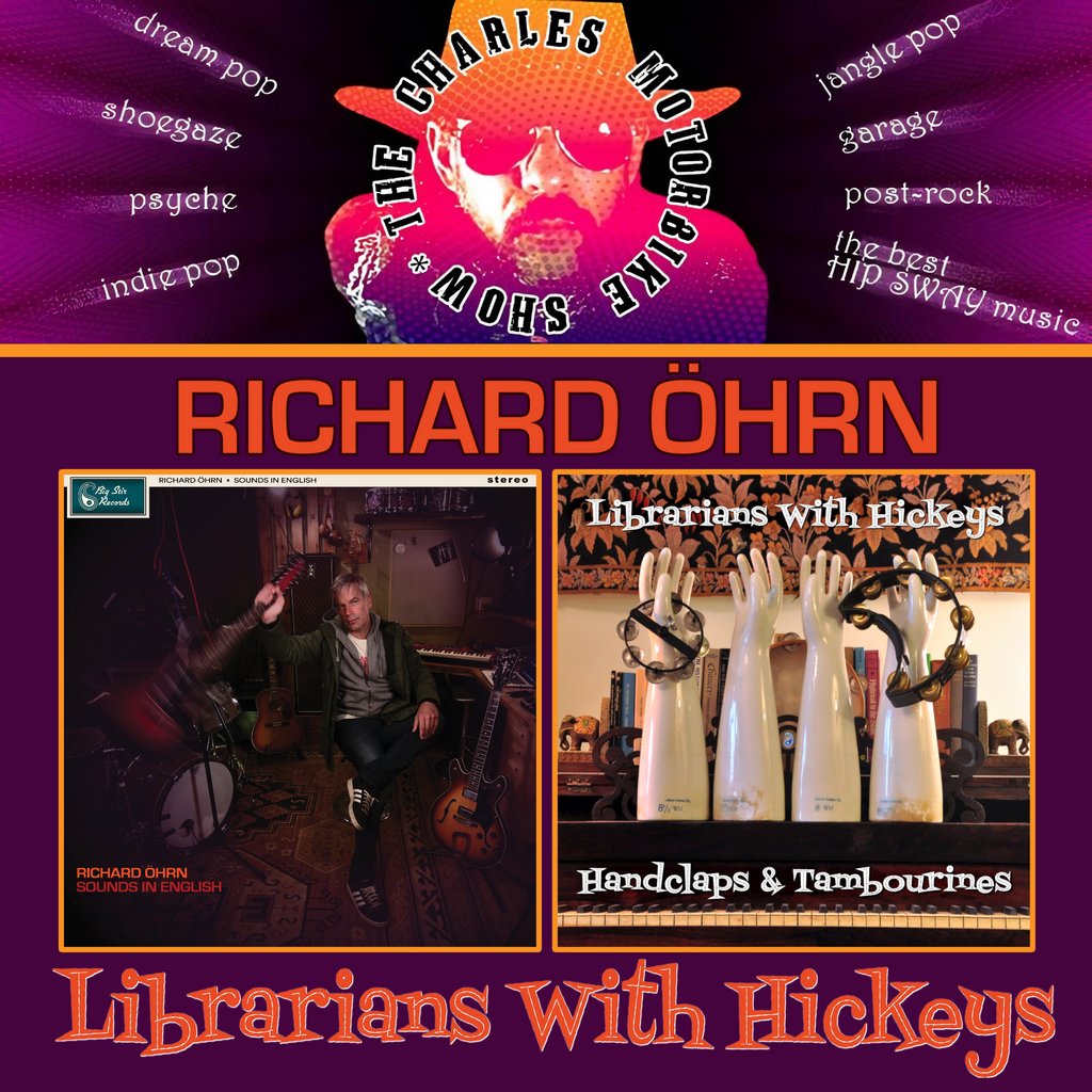 New music from RICHARD ÖHRN and LIBRARIANS WITH HICKEYS on the CHARLES MOTORBIKE SHOW! Mixcloud link below, albums at bigstirrecords.com.
mixcloud.com/charles-here/1…
#CharlesMotorbike #BigStirRecords #RichardOhrn #LibrariansWithHickeys #IndiePop #JangleRock #SwedishPop #RetroPop
