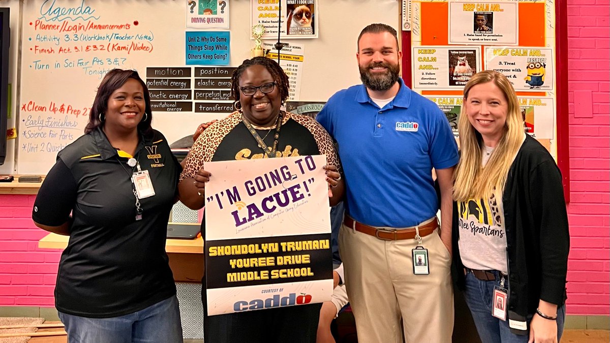 ๐๐ก๐๐๐๐๐ฃ ๐๐๐ก๐๐ฃ (@spencerkiper) on Twitter photo So much "wow" in one day! These <a href="/CaddoSchools/">Caddo Parish Public Schools</a> educators are our deserving scholarship winners for this year's <a href="/CPPSTeacherTech/">Caddo Teacher Tech</a> <a href="/lacueorg/">LACUE</a> scholarship opportunity. They'll be joining us in New Orleans to gain some awesome ed tech knowledge! #WeAreCaddo So much "wow" in one day! These <a href="/CaddoSchools/">Caddo Parish Public Schools</a> educators are our deserving scholarship winners for this year's <a href="/CPPSTeacherTech/">Caddo Teacher Tech</a> <a href="/lacueorg/">LACUE</a> scholarship opportunity. They'll be joining us in New Orleans to gain some awesome ed tech knowledge! #WeAreCaddo